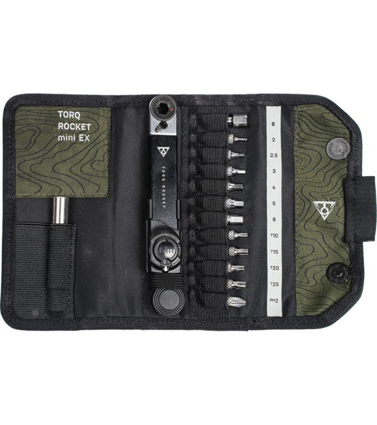 Chiave dinamometrica Topeak Torq Rocket Mini EX con custodia