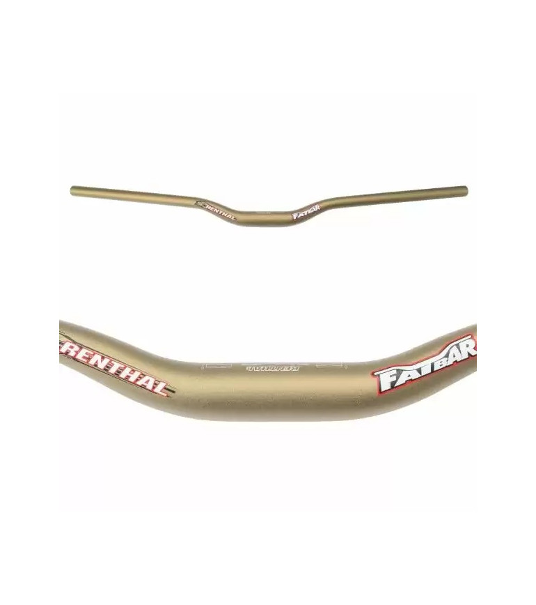 Manubrio Renthal Fatbar V2 31.8 x 800mm rise 20mm oro