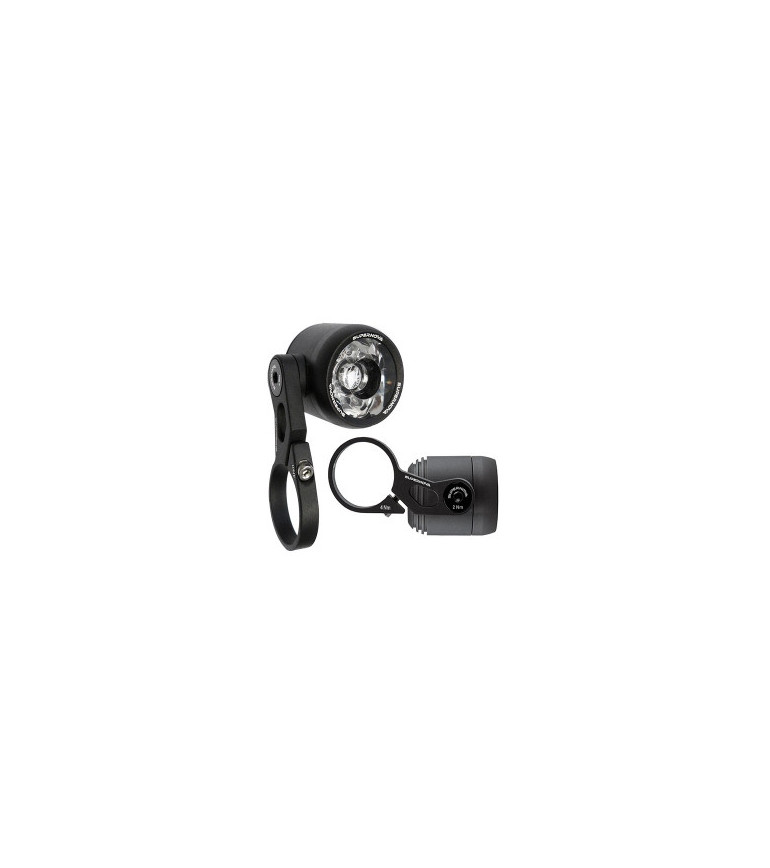 SUPERNOVA E3 E-Bike V6s LED Headlight - 6V DC - German Made - Black Aluminum